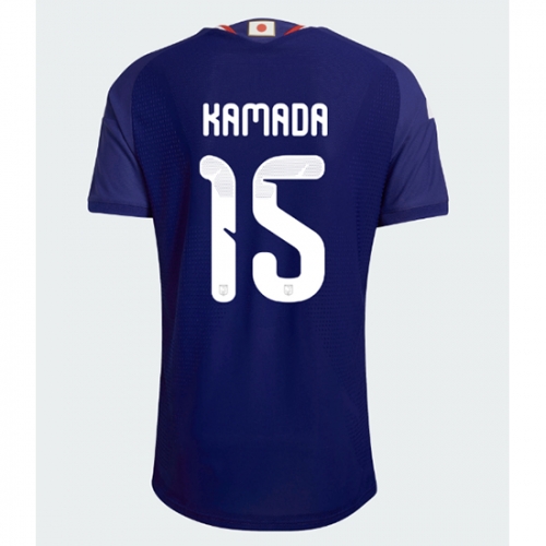 Billige Fotballdrakt Japan Daichi Kamada #15 Replika Hjemmedrakt VM 2026 Kortermet Billige Fotballdrakt Japan Daichi Kamada #15 Replika Hjemmedrakt VM 2026 Kortermet